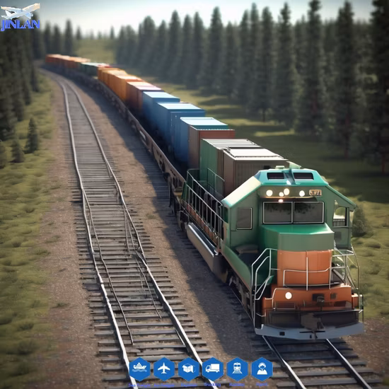 Serviços de transporte ferroviário de carga ferroviária da China para a França Polônia Alemanha Bélgica